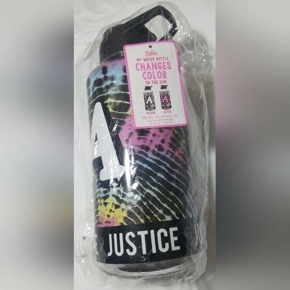Justice My Water Bottle Changes Color 34 OZ.